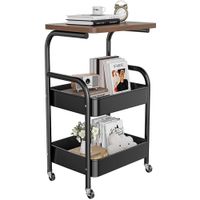 Mesa Auxiliar Multifuncional con ruedas