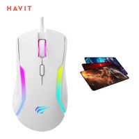 Mouse Gamer Led 9b 8000dpi Havit Gamenote MS1033 + Pad Mouse
