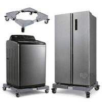 Soporte Con Ruedas Para Lavadora Refrigerador Y Electrodomésticos Base Ajustable Móvil