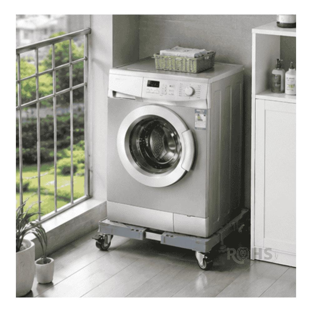 Soporte Con Ruedas Para Lavadora Refrigerador Y Electrodomésticos Base Ajustable Móvil