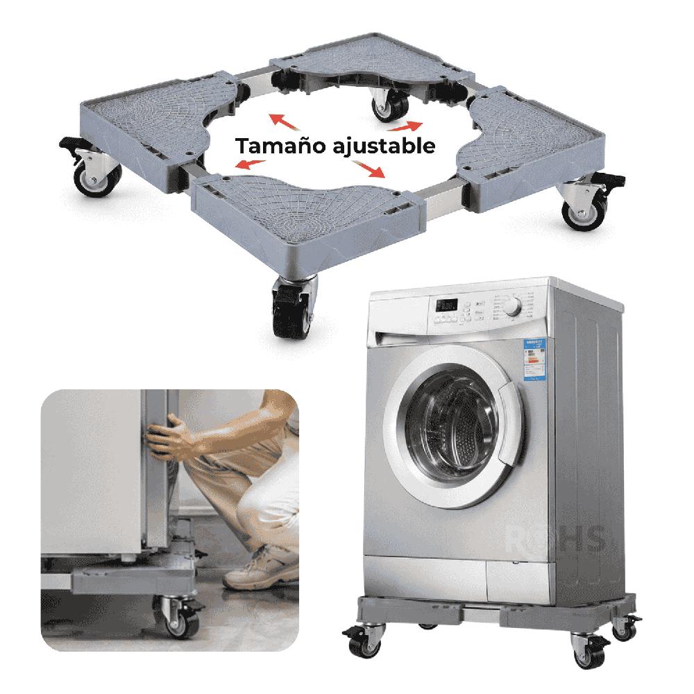 Soporte Con Ruedas Para Lavadora Refrigerador Y Electrodomésticos Base Ajustable Móvil