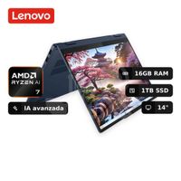 Laptop Lenovo Ideapad 5 2-en-1 14akp10 Ryzen Ai 7-350 16gb 1tb Ssd 14"" (83kt001yus)