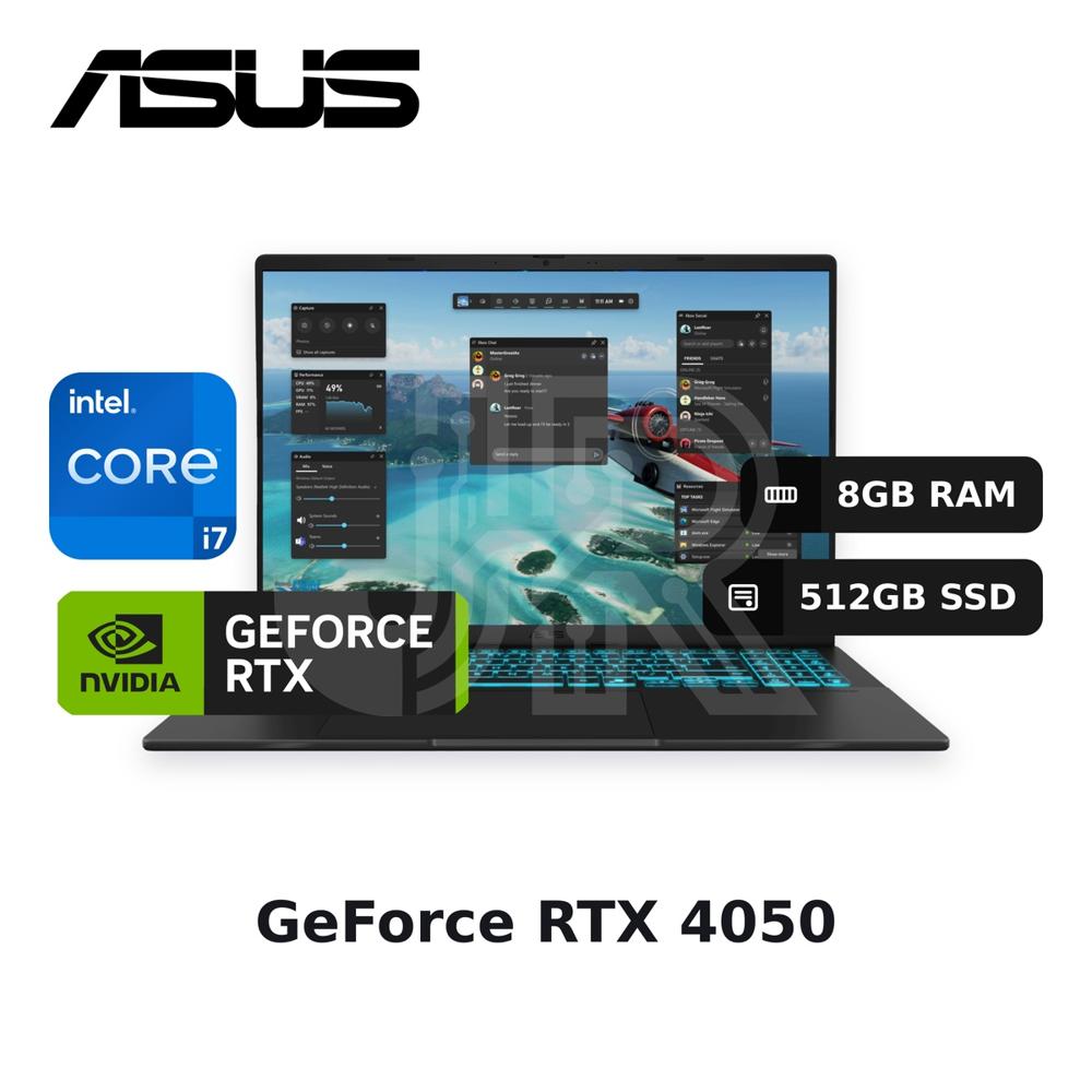 Laptop Asus V16 V3607vu Core I7-240h 8gb 512gb Ssd Rtx 4050 (90nb15q1-m00lb0)