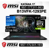 Laptop Msi Katana 17 B13vfk Core I7-13620h 16gb 512gb Ssd Rtx 4060 17.3"" (9s7-17l541-193)
