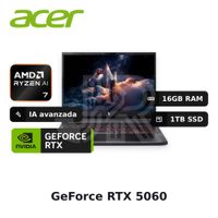 Laptop Acer Nitro V 16 Anv16-61 Ryzen Ai 7-350 16gb 1tb Ssd Rtx 5060 (nh.u25aa.001)