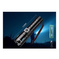 BOSSNEY Linterna LED de Aluminio de Alta Potencia 1200mAh BS-L3358-TG