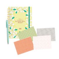 Pack Ingenial Decora - agenda infinita. papeles decorativos . lapicero