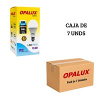 Foco Bombillo LED Opalux 15W 12V Luz Blanca E27 - Pack de 7 unidades