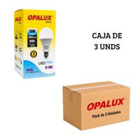 Foco Bombillo LED Opalux 15W 12V Luz Blanca E27 - Pack de 3 unidades