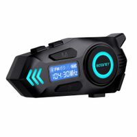 BOSSNEY Auriculares Bluetooth para Casco de Moto BS-A1315BW