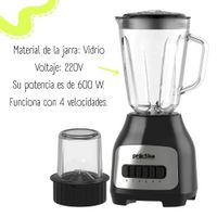 LICUADORA PRACTIKA 1.5LT DE 600 WATTS BL-600