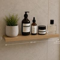 Repisa Flotante Panela 60x20 x 1.8 cm de Melamina para baño