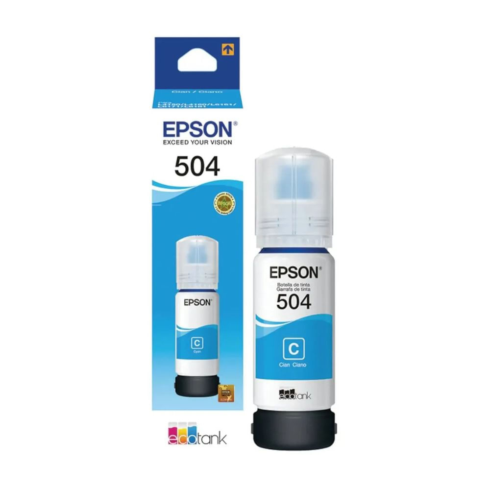 Tinta Epson T504 220 Cian