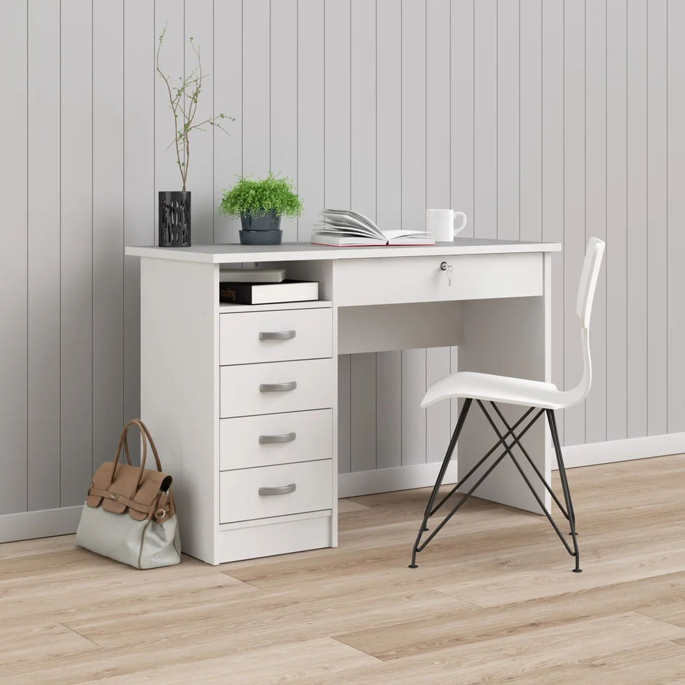 Escritorio Moderno Homero Blanco R&R Muebles