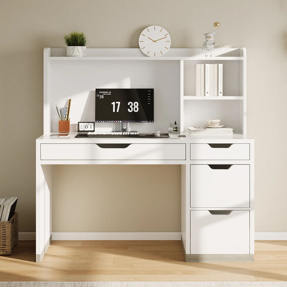 Escritorio Moderno Ben Blanco R&R Muebles