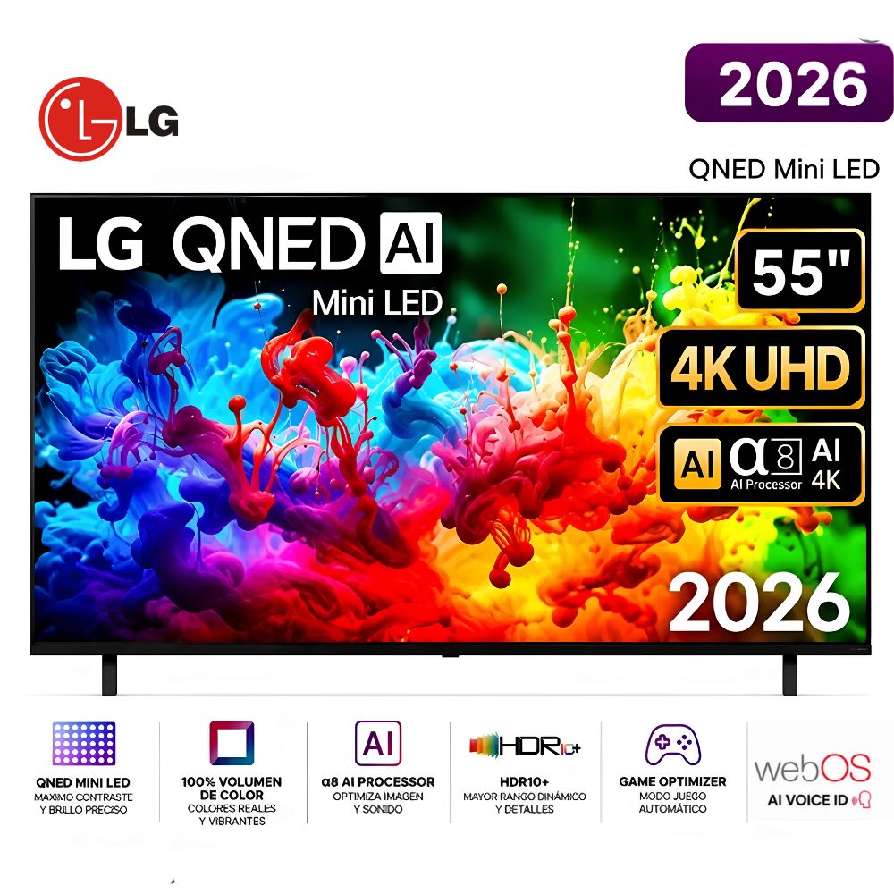 Televisor LG 50 QNED AI Mini LED QNED70 4K Smart TV - 2026