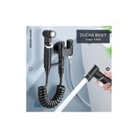 LLAVE DE DUCHA BIDET DOBLE NEGRO