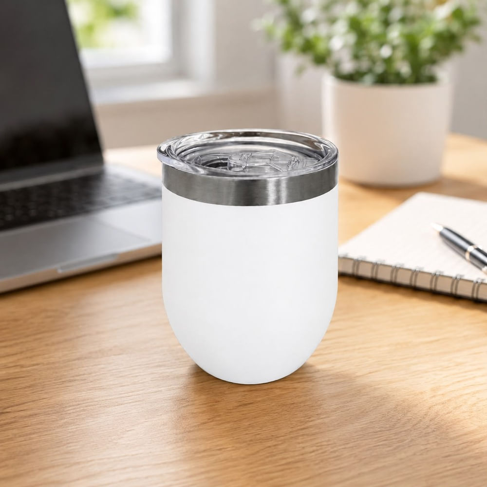 Tomatodo Térmico BLANCO Doble Pared  Acero Inoxidable  360ML