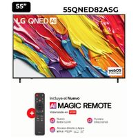 Televisor LG QNED 4K THINQ AI SMART 55 pulg  55QNED82ASG