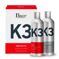 BAOR  ALISADO K3 TRATAMIENTO + SHAMPO 300 ML