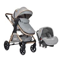 Coche Para Bebe Tipo Moises Priori Kansas Travel System Gris