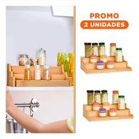Pack2 Anaquel escalera 3 niveles extendible de madera para hogar y decoracion Y Regalo Sticker
