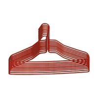Gancho Resistente para Guardar Vestidos Infantiles 10 Piezas 29x19cm Rojo Y Regalo Sticker