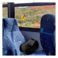 Almohada de Cuello Envolvente con Espuma para Trayectos Largos Negro Y Papel Regalo