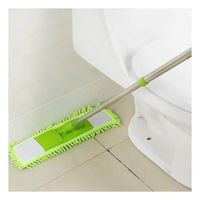 Trapedor Rectangular de Microfibra Verde para Limpieza del Hogar Diario