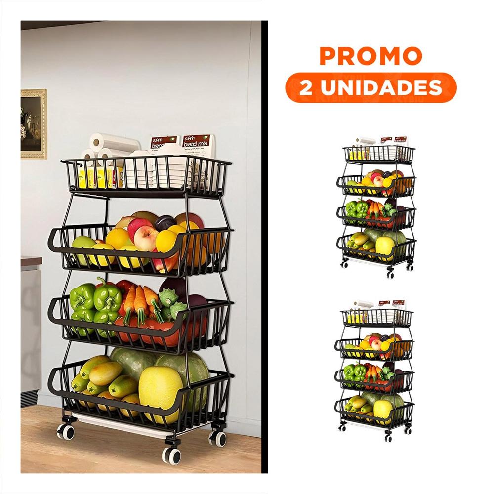Pack2 Organizador de Acero Negro para Fomentar Espacio con mucho Orden Y Regalo Sticker