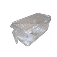 Bandeja Organizadora Apilable de Cocina 26x15x30cm Transparente Y Regalo Sticker
