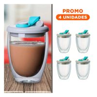 Pack4 Contenedor Practico con Drenaje Inferior 30x20x15cm Transparente