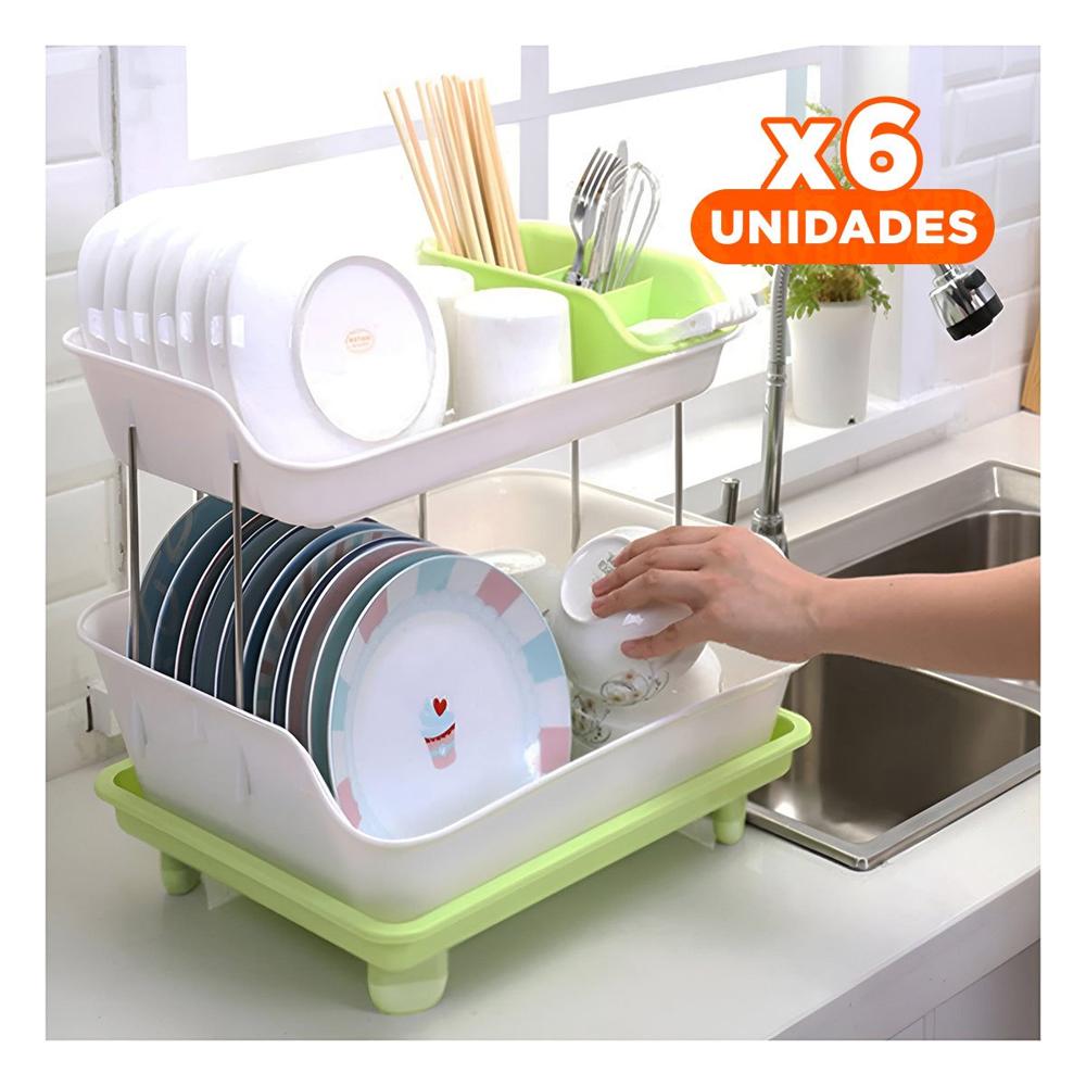 Pack6 Articulo de Secado Verde 2 Niveles para Felicidad de sus Pequeños