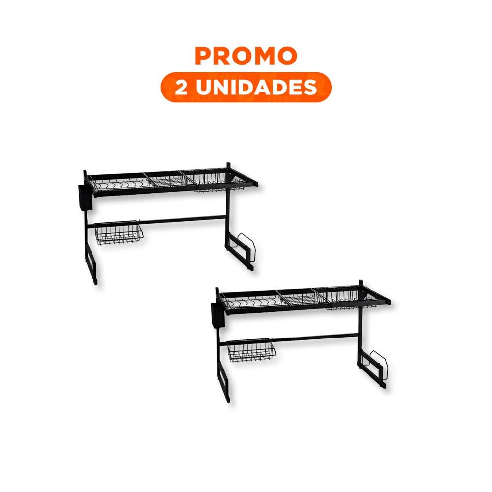 Pack2 Rejilla de Metal Negro 65cm con Superficie de Proteccion Real Y Regalo Sticker