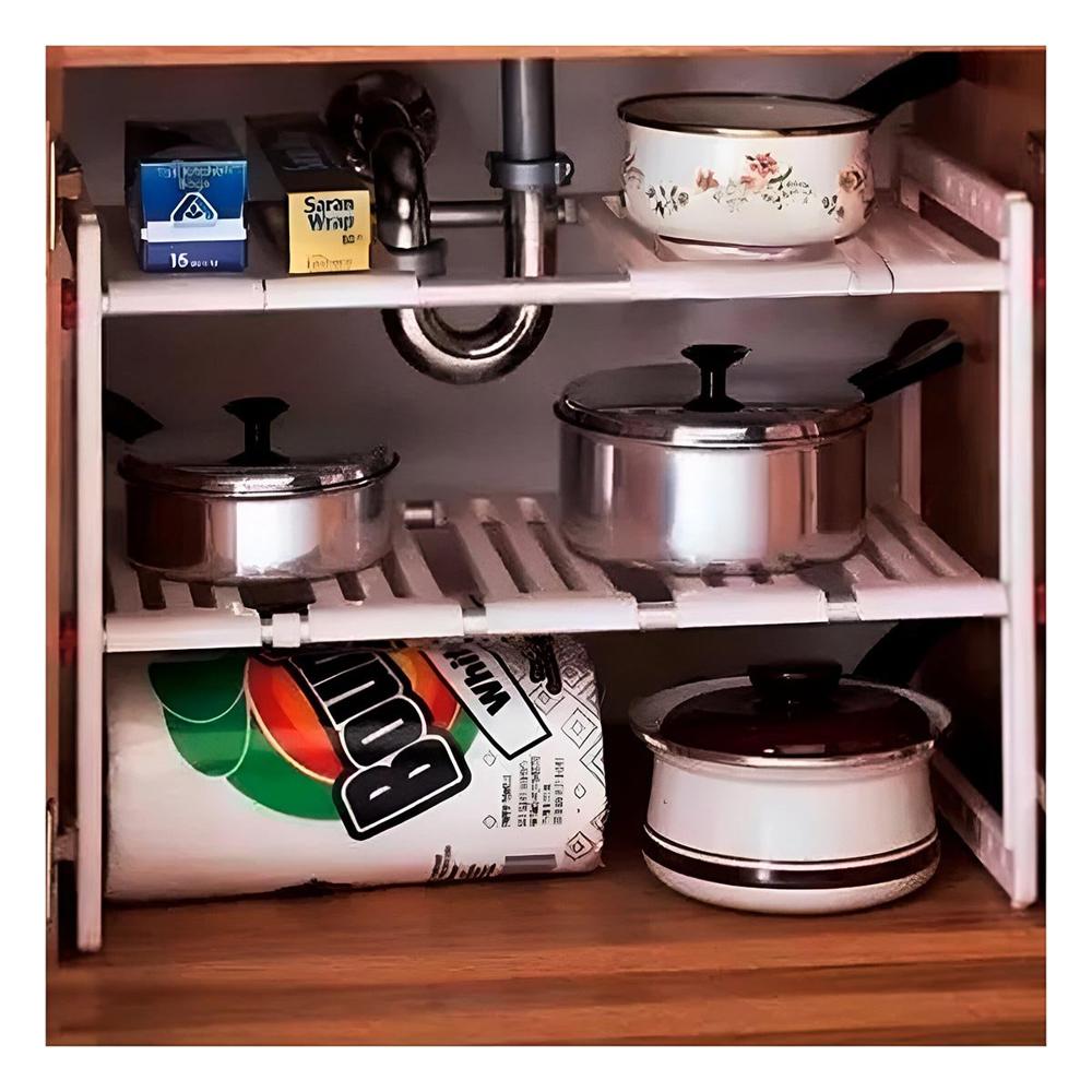 Estante de Cocina Blanco con Diseño Moderno para su Vivienda Y notas