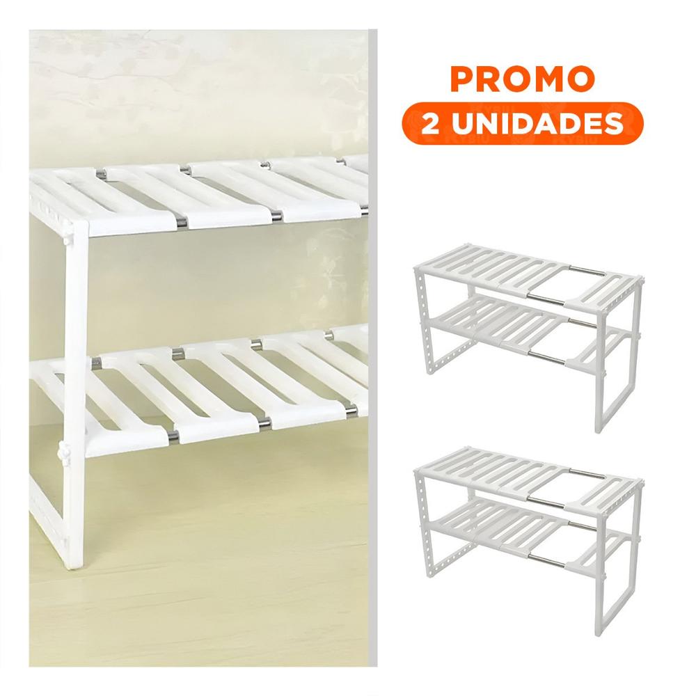 Pack2 Soporte de Menaje Blanco para el Bienestar de toda su Familia Y Regalo Sticker