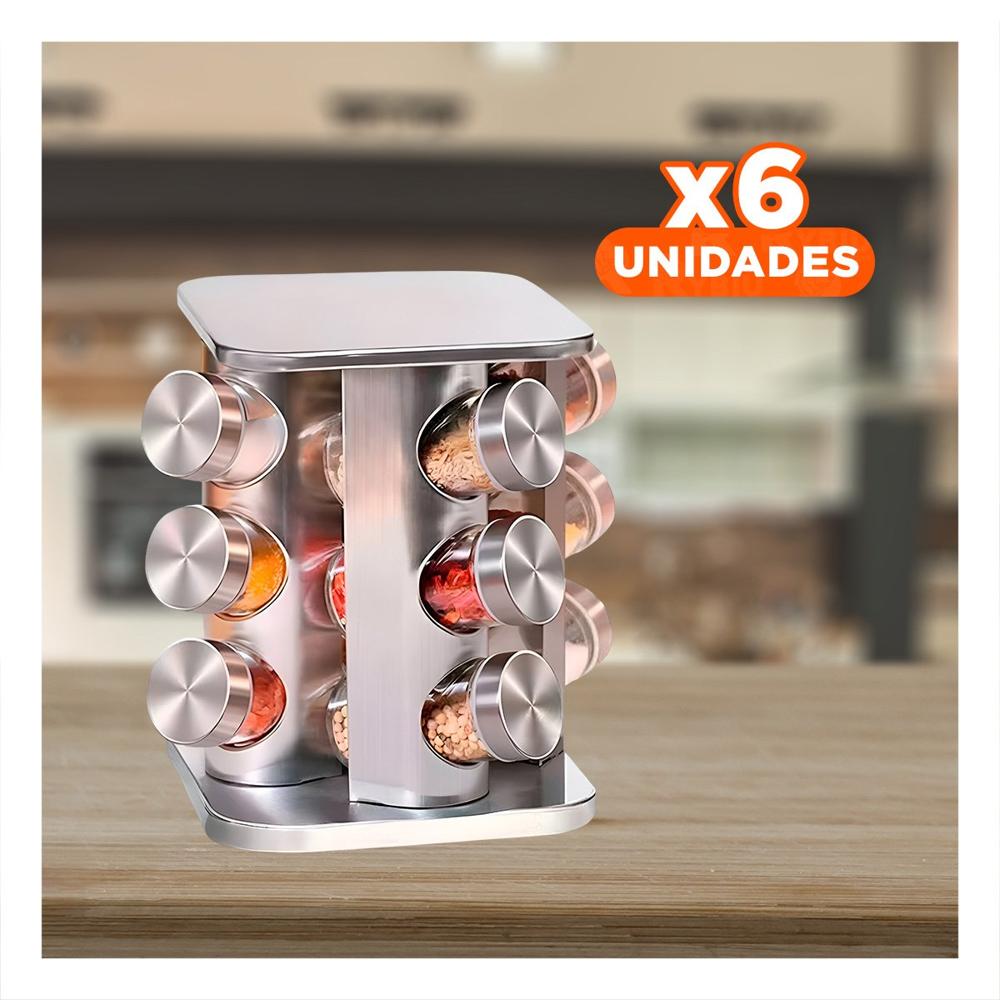 Pack6 Articulo de Cocina 12 Frascos Gris para un Ambiente con mucha Armonia Y Papel Regalo