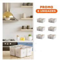 Pack6 Soporte con 4 Bandejas Escurridoras de Plastico para Cocina Activa Y Regalo Sticker