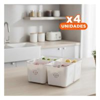 Pack4 Soporte con 4 Bandejas Escurridoras de Plastico para Platos y Vasos Y Regalo Sticker