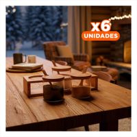 Pack6 Organizador con 3 Frascos y Cucharas para Mantener Orden en la Cocina YPapel Regalo