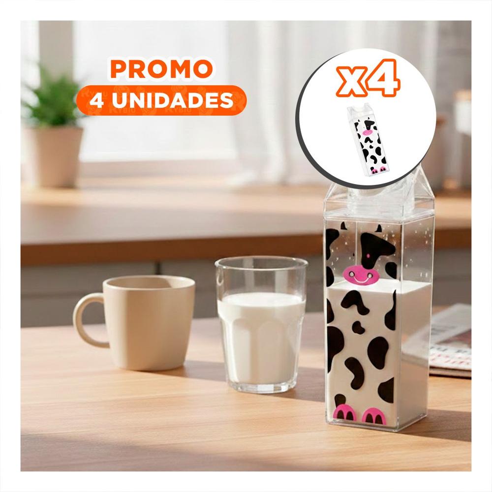 Pack4 Recipiente de Mesa Manchas Negras y Rosadas 1L para la Gestion de Cocina YRegalo Sticker
