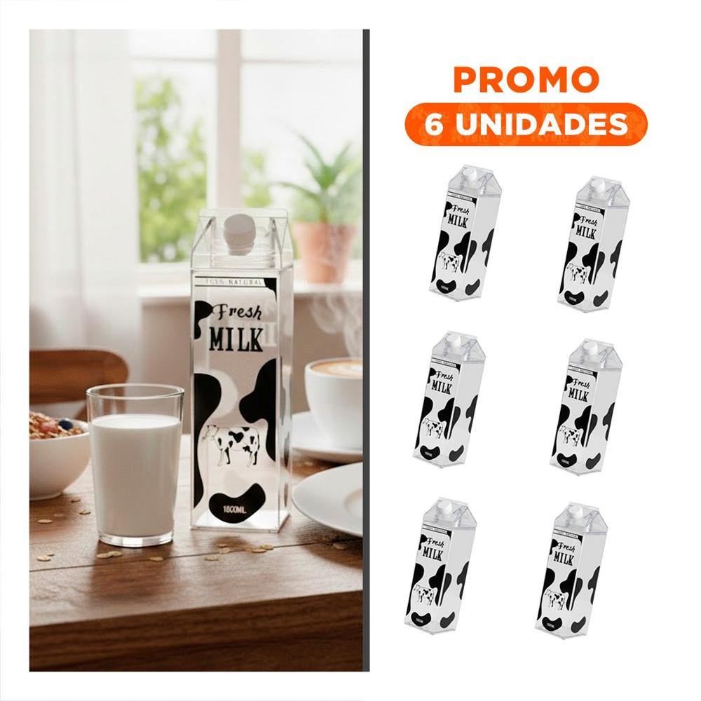 Pack6 Envase de Vidrio Negro Transparente de Apariencia Fina para Bebidas YRegalo Sticker