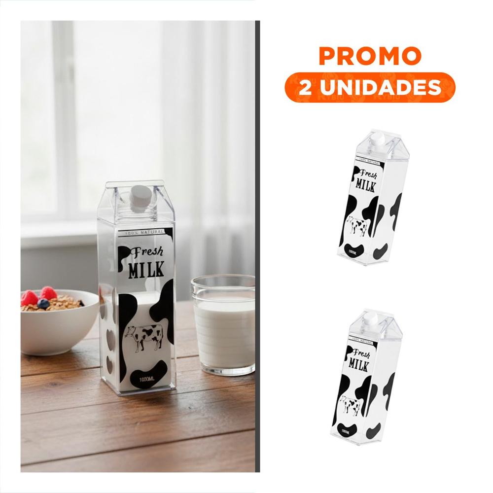 Pack2 Jarra de Liquidos Negro Transparente para Organizar cada Espacio Real YRegalo Sticker