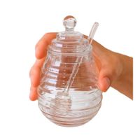 Frasco en Vidrio con Palo de Miel para Mesa Capacidad 450ml YRegalo Sticker