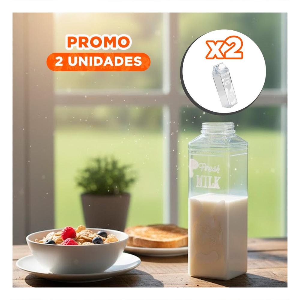 Pack2 Recipiente de Mesa Blanco Transparente 1L con Diseño de Lujo en Vivienda YPapel Regalo
