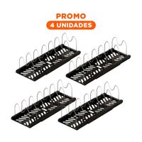 Pack4 Rack Organizador para Cocina y Mesa y Guardado de Ollas Tapas y Sartenes