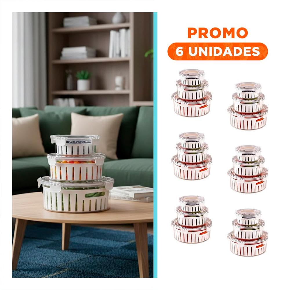 Pack6 Colador Escurridor para Servir Alimentos de forma Segura y Moderna YRegalo Sticker