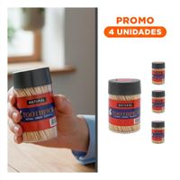Pack4 Dispensador de Color Negro Set de 2 para Mondadientes de Mesa