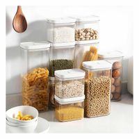 Frasco Acrilico Para Snacks Y Condimentos Tapa Blanca Punto Plomo 1900ml Y notas