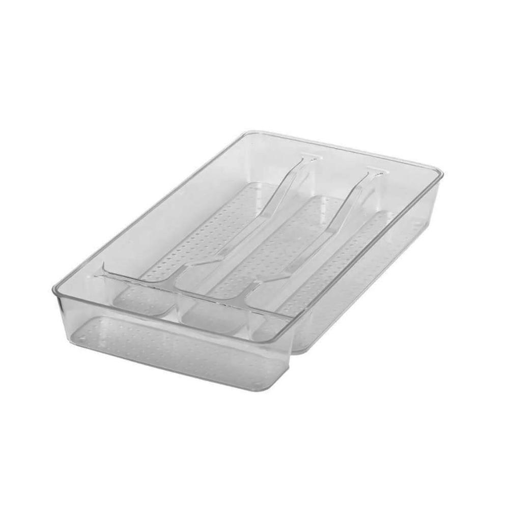 Bandeja Multiuso de Acrilico para Cajones 33x18x5cm Transparente Y Regalo Sticker